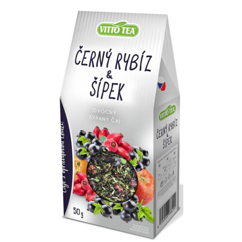 Vitto Tea Sypaný čaj černý rybíz & šípek
