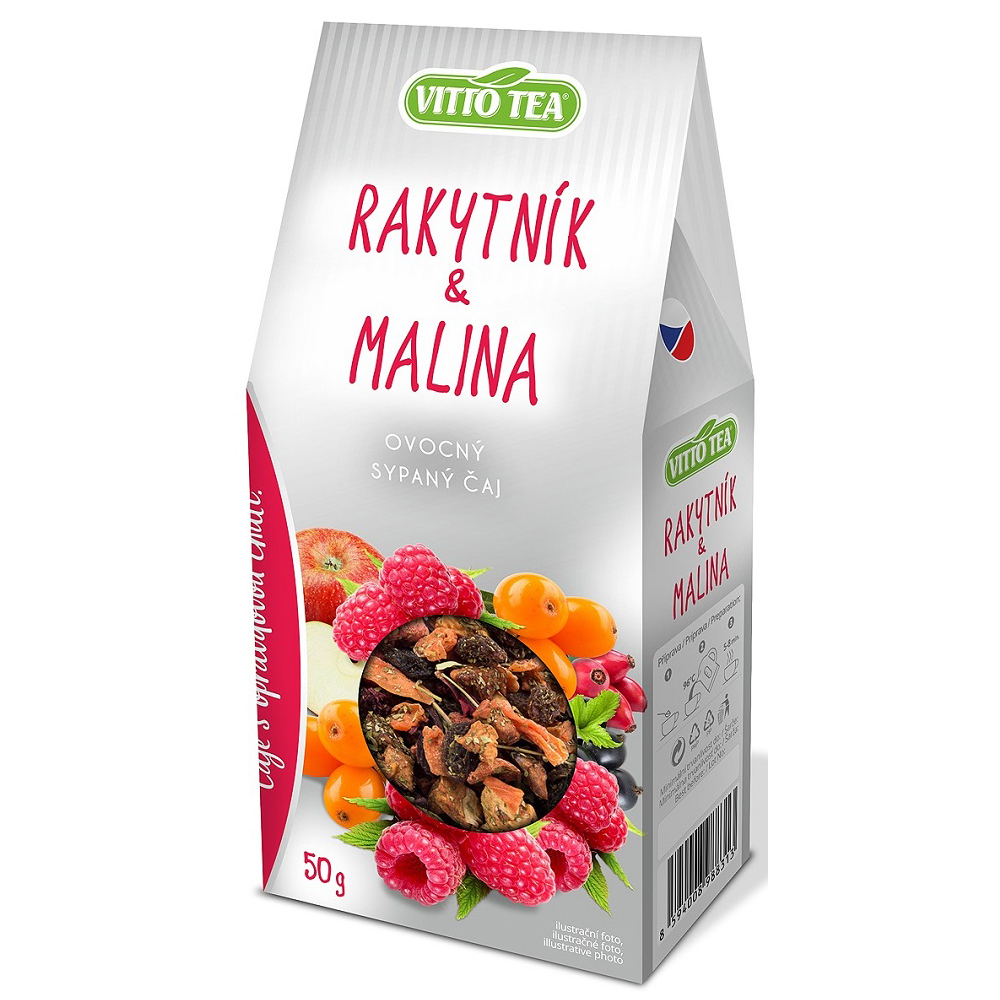 Vitto Tea Sypaný čaj rakytník & malina